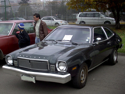 An old Mercury Bobcat car.